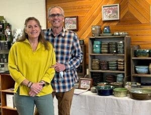 Leif and Lacy Voeltz, donating art show proceeds to Rescue Ranch