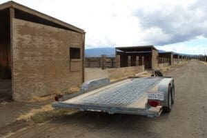 Rescue Ranch Sanctuary in Big Springs, Trailer with fencing