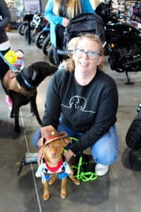 D & S Harley Davidson Pet, DayNicole of AMH adopter of Oliver from RR