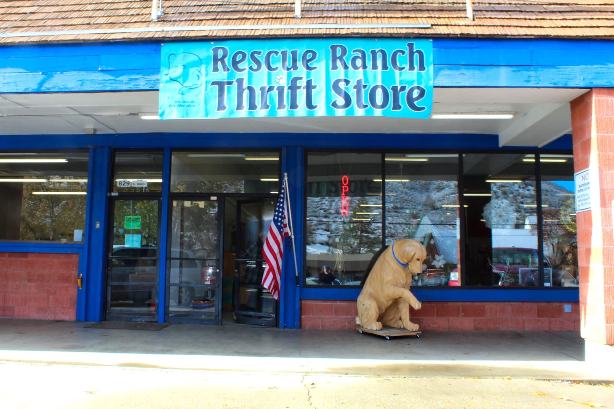 Rescue Ranch Thrift Store entrance
