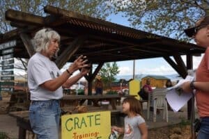 Emergency Preparedness_Crate traning at Rescue Ranch May Day Event in 2021