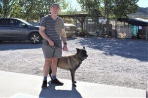 Mill fire evacuee intake at Rescue Ranch