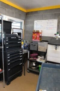 Happy dogs, Medical supply corner at Rescue Ranch Adoption Center