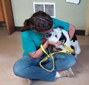 Unconditional love,Ali kissing Ella