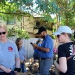 Red Dog Pet supply store manager Patricia, left,