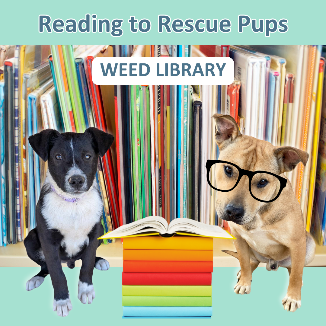 Reading to Rescue Pups Weed Reading to Rescue Pups Weed